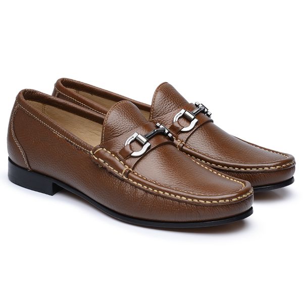 Mocassim Casual Floater Troy GJ01 Solado Todo De C... - JACOMETTI