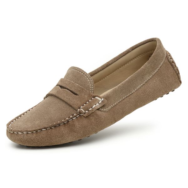 Mocassim Feminino Drive Camur a Ginger JACOMETTI