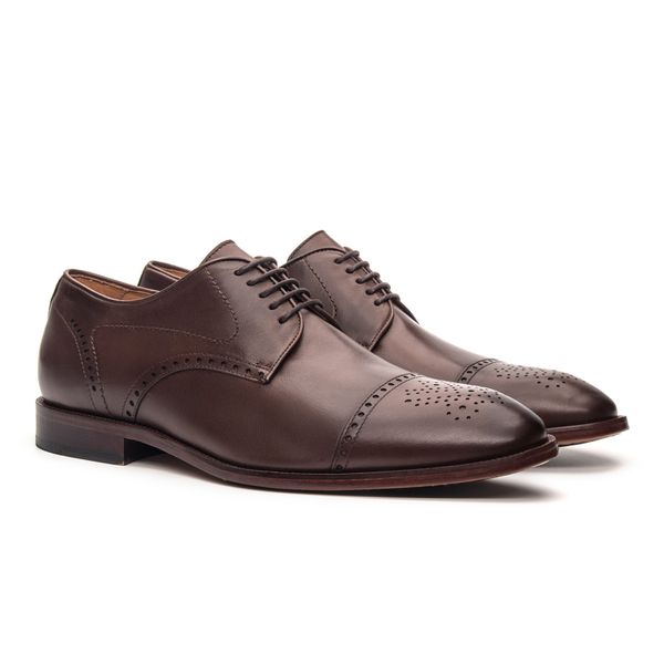Sapato Derby Brogue Saverio Mouro - JACOMETTI
