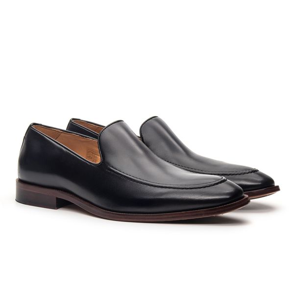 Mocassim Loafer Dante Preto - JACOMETTI
