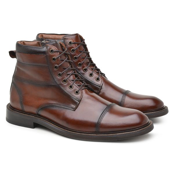 Coturno Masculino Tan Lgn004 - JACOMETTI