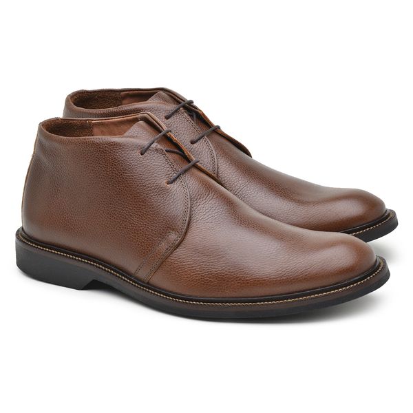 Bota Masculina Casual Tan LGN005 - JACOMETTI