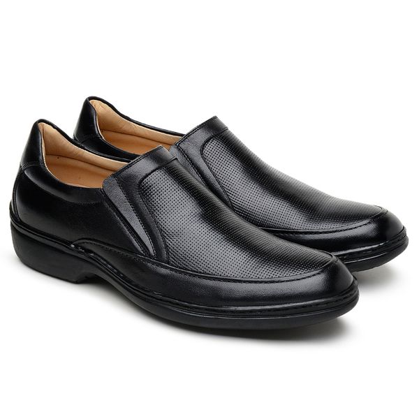 Sapato Casual Masculino Long Time Preto SC04 - JACOMETTI