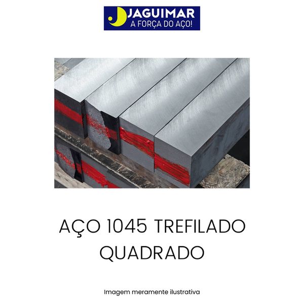 AÇO 1045 TREFILADO QUADRADO 5/16" (7,94 MM)