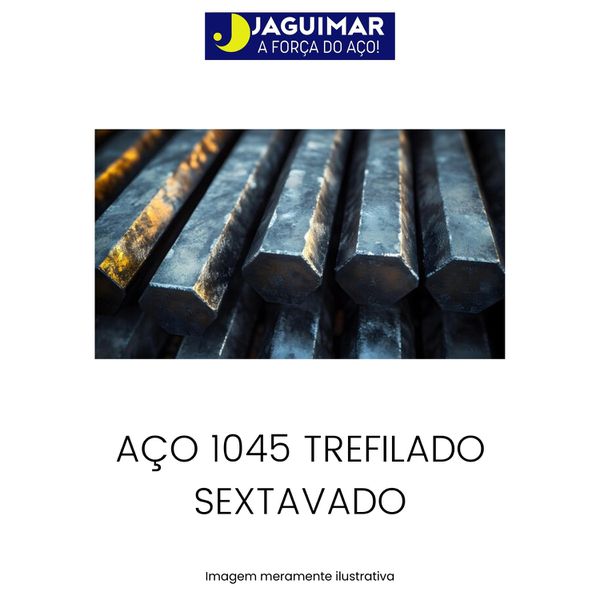 AÇO 1045 TREFILADO SEXTAVADO 13/16" (20,64 MM)