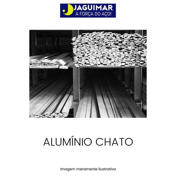 ALUMÍNIO CHATO 4" X 1/4" (101,60 X 6,35 MM) 