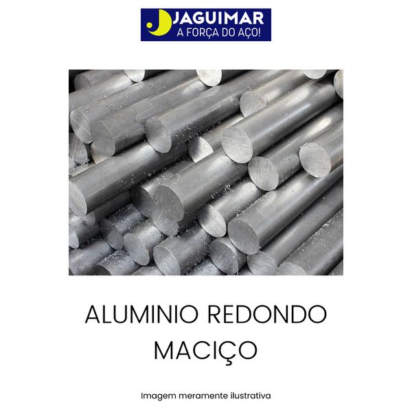 ALUMÍNIO MACIÇO REDONDO 3/4" (19,05 MM) 