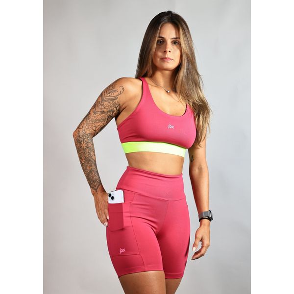 Short Pocket Cereja