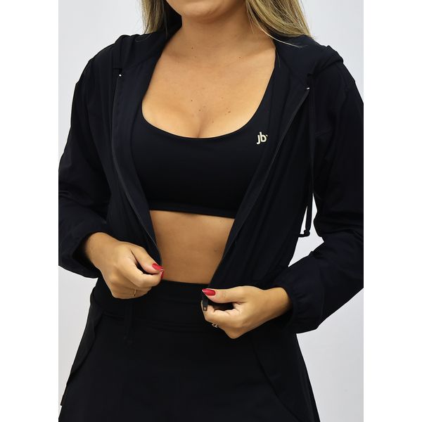Jaqueta Cropped Preta