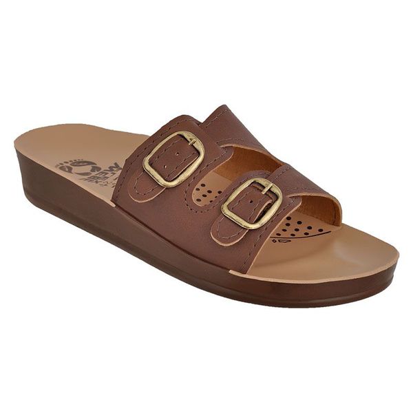 Sandália Ortopédica Webe Flex Feminina Para Esporão Café Nb02