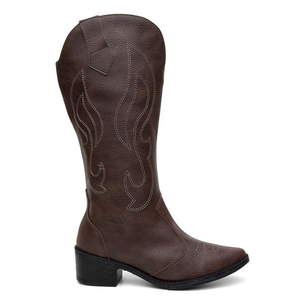 Bota Feminina Texana Cano Alto Country Rodeio 