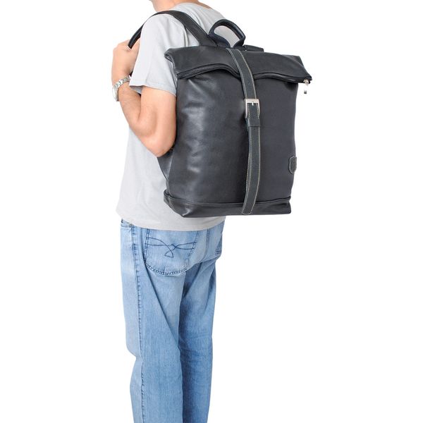 Mochila Executiva Design Em Couro Legítimo Para Notebook 17