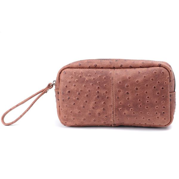 NECESSAIRE FEMININA EM COURO LEGÍTIMO