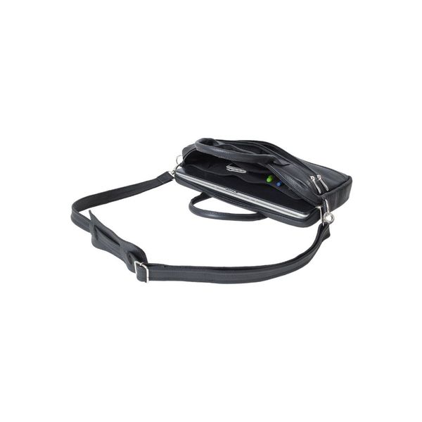 Pasta Executiva Compacta em Couro Para Notebook 