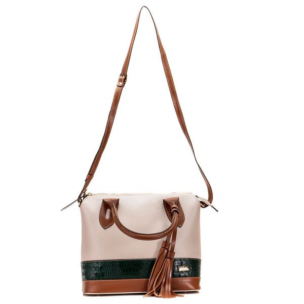 Bolsa Feminina Isabela Transversal Em Couro