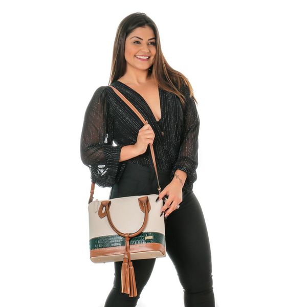 Bolsa Feminina Isabela Transversal Em Couro