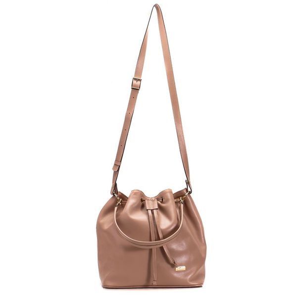 Bolsa Saco Feminina Júlia Transversal Em Couro