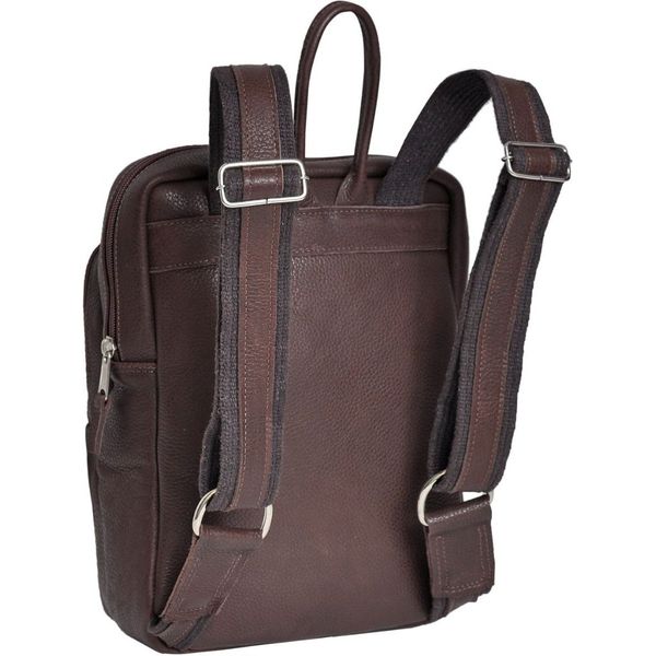 Mini Mochila Em Couro Legítimo