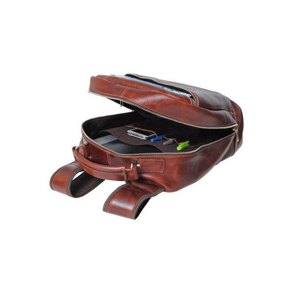 Mochila Design Em Couro Para Notebook