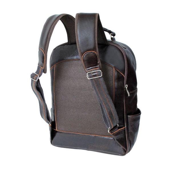 Mochila Executiva Design Em Couro Legítimo Para Notebook