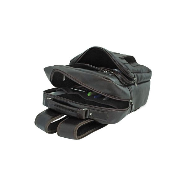 Mochila Executiva Design Em Couro Legítimo Para Notebook