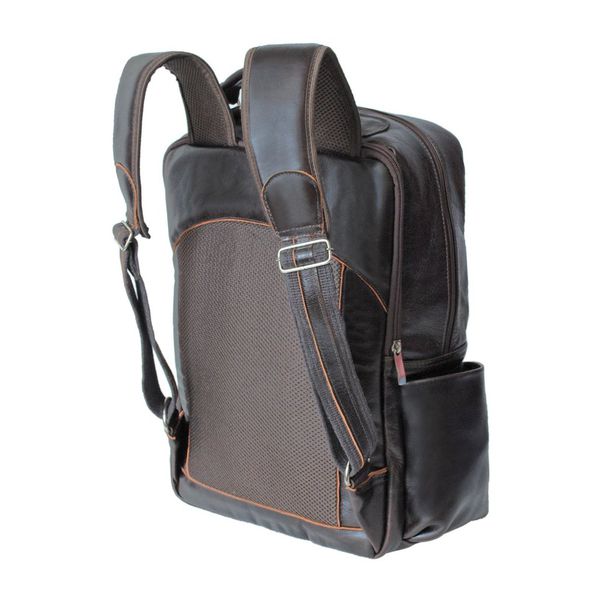 Mochila Executiva Design Em Couro Legítimo Para Notebook 
