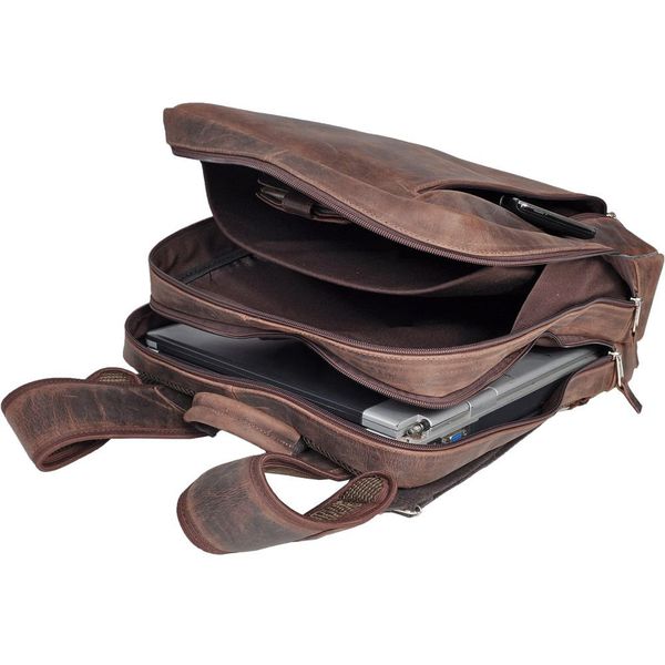 Mochila Executiva Design Em Couro Legítimo Para Notebook