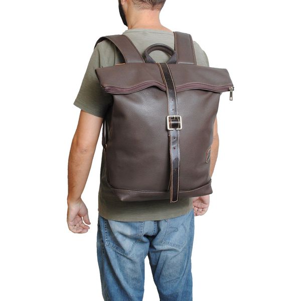Mochila Executiva Design Em Couro Legítimo Para Notebook 17