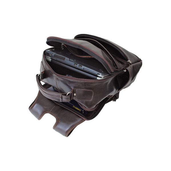 Mochila Executiva Para Notebook em Couro Legítimo