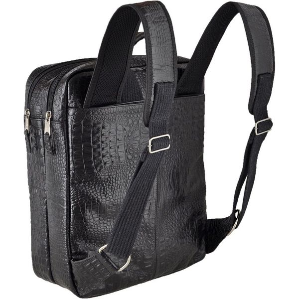Mochila Feminina Em Couro Com Suporte Para Notebook Removível