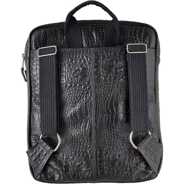 Mochila Feminina Em Couro Com Suporte Para Notebook Removível