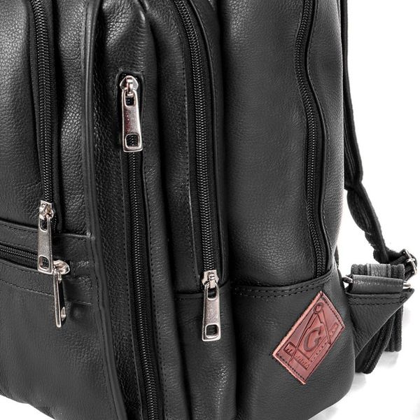 Mochila Luxo Maçônica Em Couro Legítimo