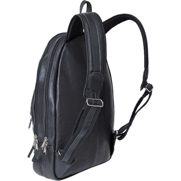 Mochila Unissex Executiva Em Couro Legítimo Para Notebook 