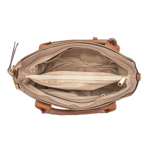 Bolsa Feminina Isabela Transversal Em Couro 