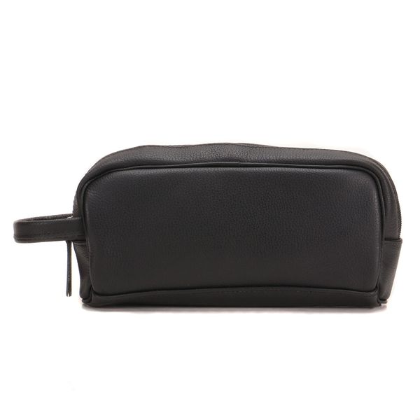 Necessaire Estojo Unissex Em Couro Legítimo 