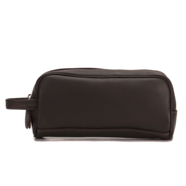 Necessaire Estojo Unissex Em Couro Legítimo