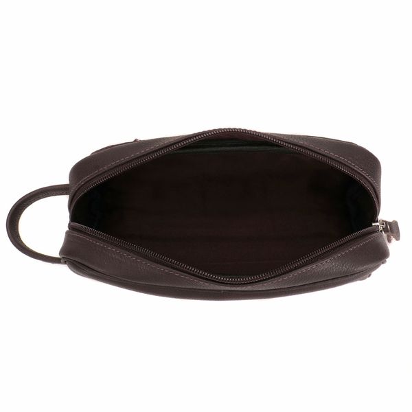 Necessaire Estojo Unissex Em Couro Legítimo