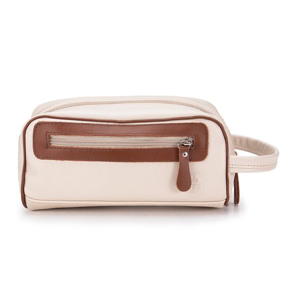 Necessaire Feminina Em Couro Legítimo 