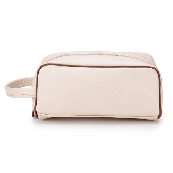 Necessaire Feminina Em Couro Legítimo 