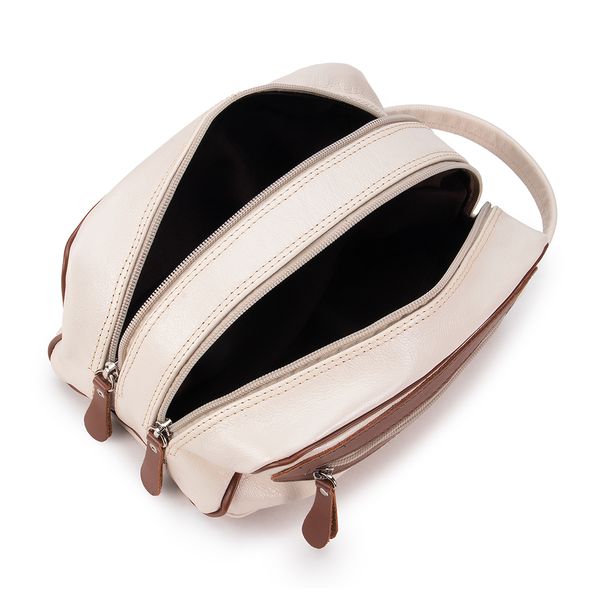 Necessaire Feminina Em Couro Legítimo 