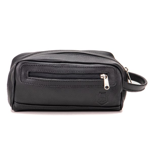 Necessaire Unissex Em Couro Legítimo 