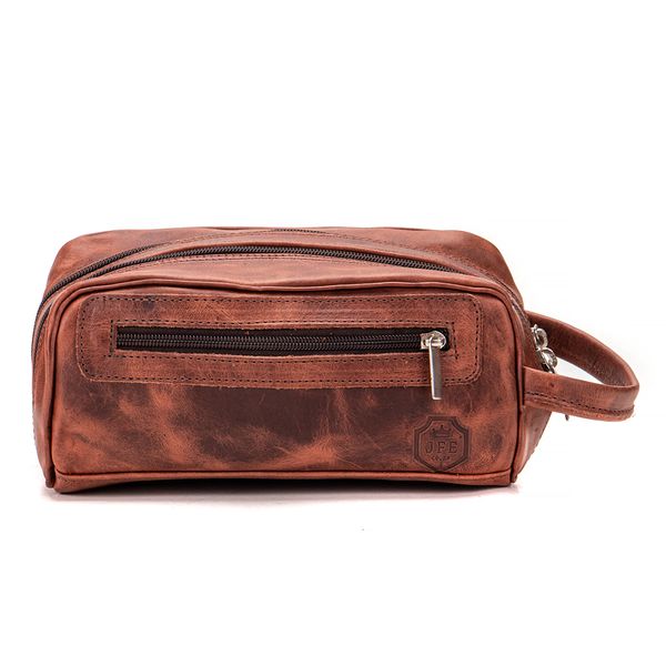 Necessaire Unissex Em Couro Legítimo