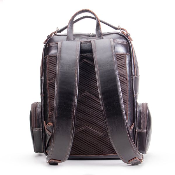 Mochila Lançamento Multi Em Couro Legítimo Para Notebook