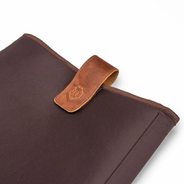 Mochila em Couro Com Suporte Para Notebook Removível