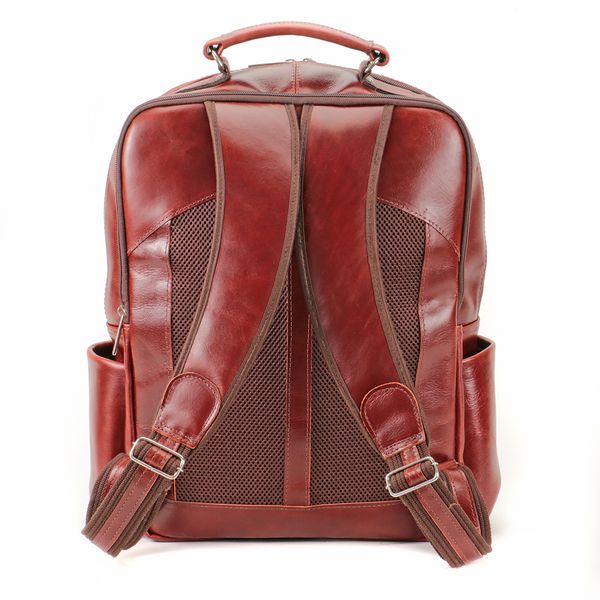 Mochila Executiva Design Em Couro Legítimo Para Notebook 
