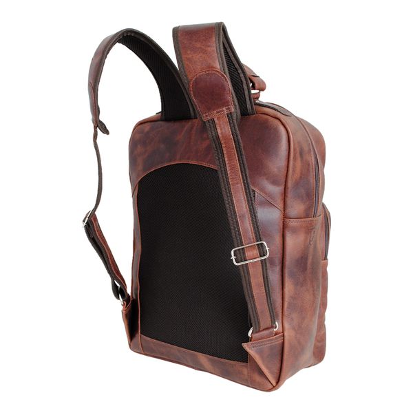 Mochila Executiva Design Em Couro Legítimo Para Notebook 