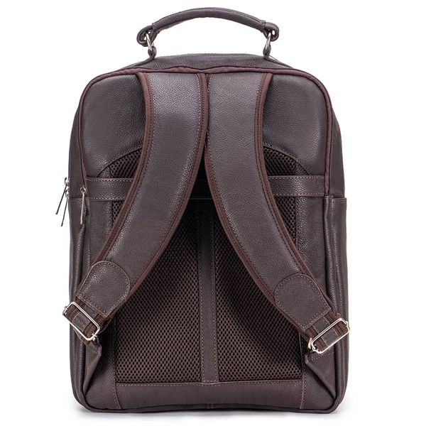 Mochila Executiva Design Em Couro Legítimo Para Notebook 