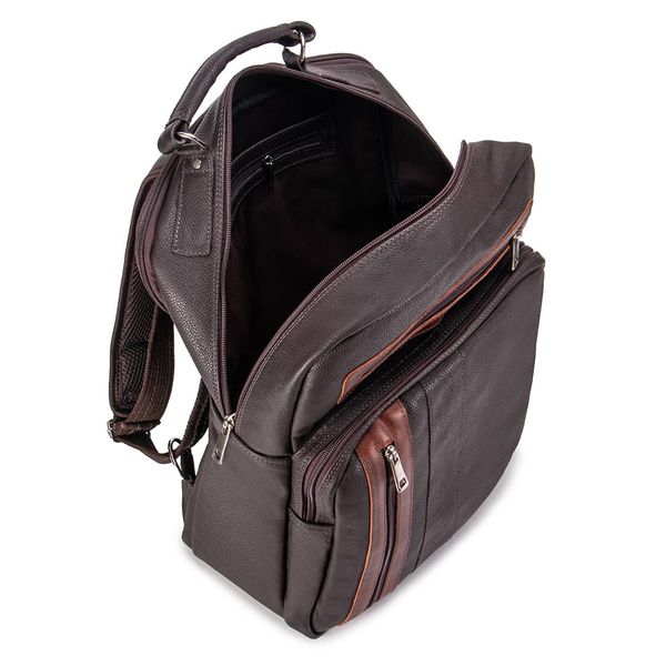 Mochila Executiva Design Em Couro Legítimo Para Notebook 