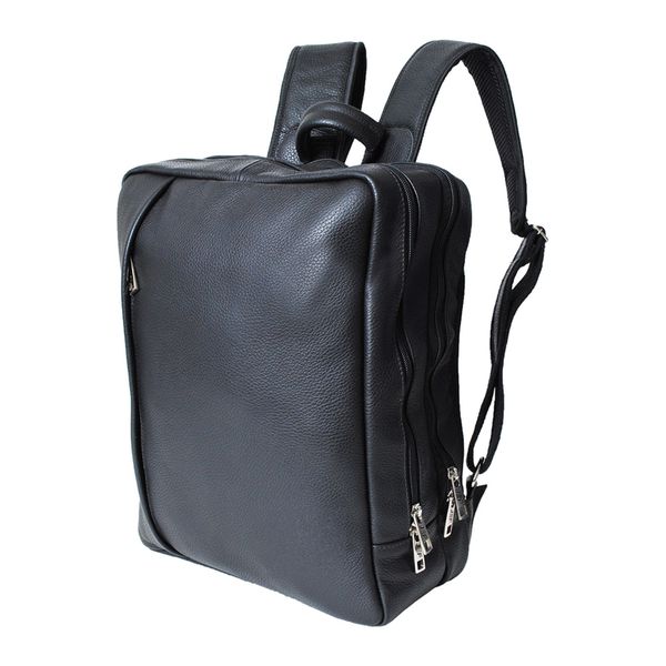 Mochila Executiva Design Em Couro Legítimo Para Notebook