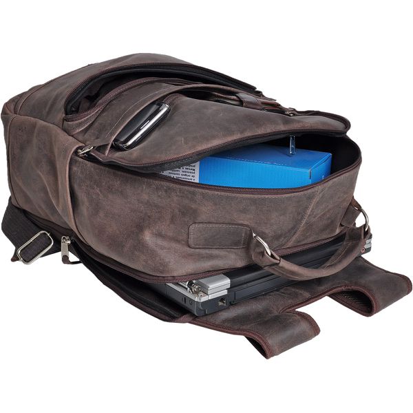 Mochila Executiva Para Notebook em Couro Legítimo